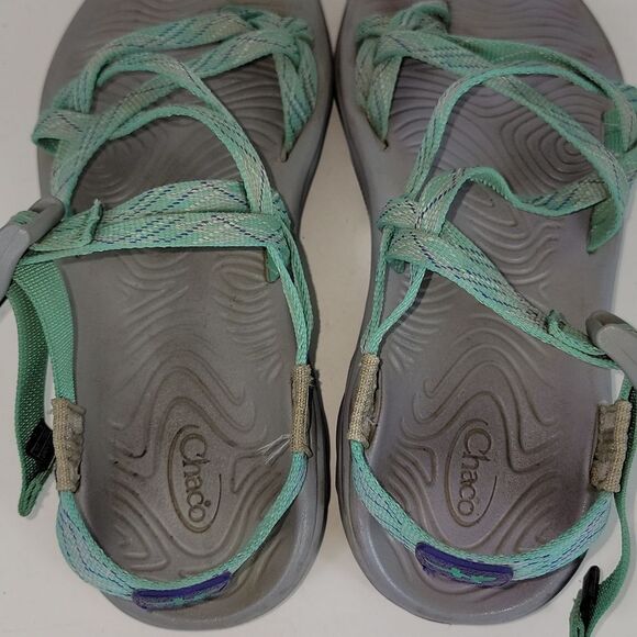 Chaco ZX/2 Classic Women's Green Sandals - Picture 9 of 11